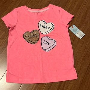 Cat & Jack valentine tee | size 5T